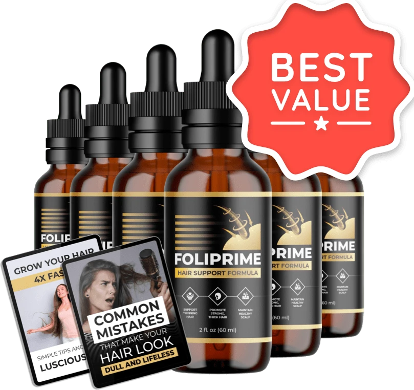 FoliPrime 6 bottle package