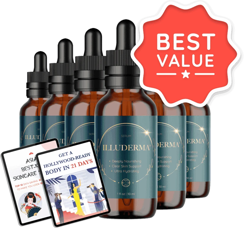 Illuderma 6 bottle package