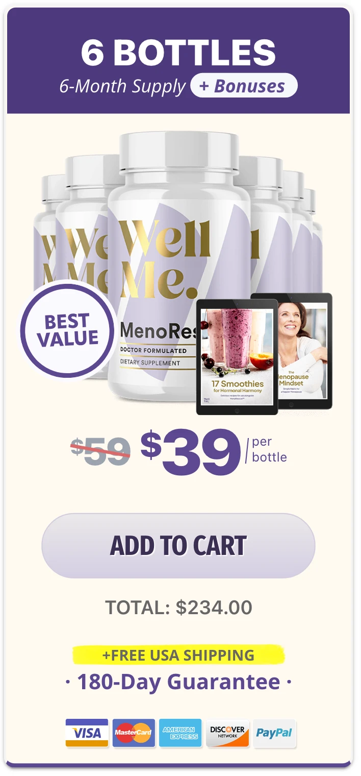 MenoRescue 6 bottles