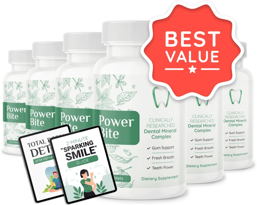 PowerBite 6 bottle package